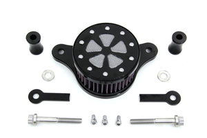 Wyatt Gatling Air Cleaner Kit Black 2001 / 2015 FXST 2001 / 2015 FLST 2000 / 2017 FXD 2000 / 2007 FLT