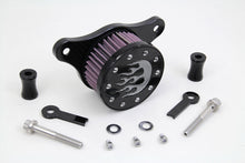 Load image into Gallery viewer, Wyatt Gatling Air Cleaner Kit Black 2001 / 2015 FXST 2001 / 2015 FLST 2000 / 2017 FXD 2000 / 2007 FLT