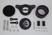 Load image into Gallery viewer, Wyatt Gatling Air Cleaner Kit Black 2001 / 2015 FXST 2001 / 2015 FLST 2000 / 2017 FXD 2000 / 2007 FLT
