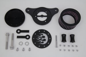 Wyatt Gatling Air Cleaner Kit Black 2001 / 2015 FXST 2001 / 2015 FLST 2000 / 2017 FXD 2000 / 2007 FLT