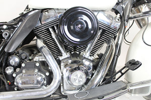 8 Round Air Cleaner Kit Black 2008 / 2016 FLH