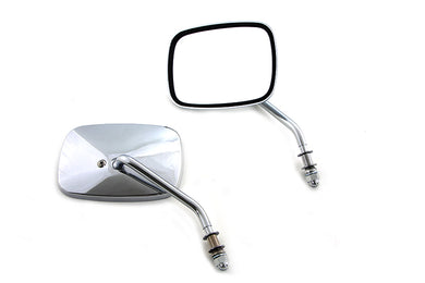 Replica Swivel Mirror Set with Short Stem Chrome 1965 / UP All models for left and right side application