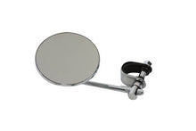 Load image into Gallery viewer, 4 Round Mirror with Clamp On Stem Chrome 0 /  Custom application to clamp onto left or right side