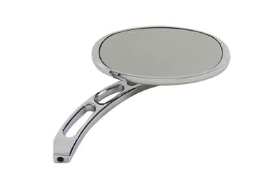 Cateye Mirror with Billet Girder Stem Chrome 1965 / UP All models for left or right side application