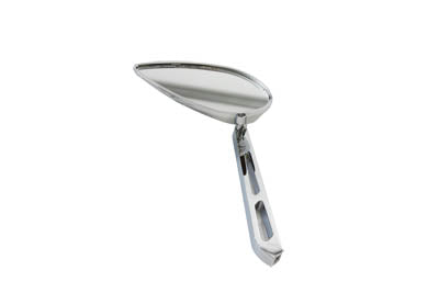 Micro Tear Drop Mirror with Billet Slotted Stem 1965 / UP All models for left or right side application