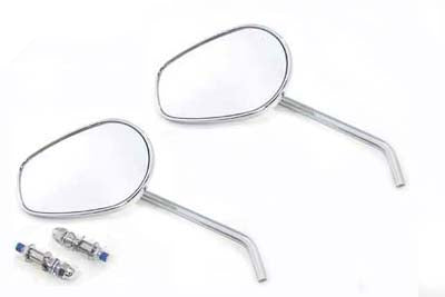 Rectangle Mirror Set with Round Stems 0 /  All models for left and right side applications