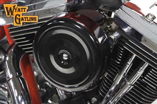 Load image into Gallery viewer, Wyatt Gatling 7 Round Air Cleaner With Black Cover 1992 / UP XL 1993 / 2017 FLST 1993 / 2017 FXST