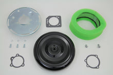 Load image into Gallery viewer, Wyatt Gatling 8 Round Air Cleaner Kit with Black Cover 1988 / UP XL 1993 / UP FL 1993 / UP FX 1993 / 2006 FLH
