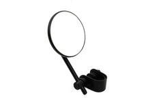 Load image into Gallery viewer, Black 3 Round Mini Mirror with Clamp on Stem 0 /  Custom application to clamp onto left or right side