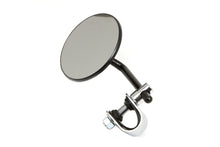 Load image into Gallery viewer, 4 Round Mirror with Clamp Black Steel 0 /  Custom application to clamp onto left or right side