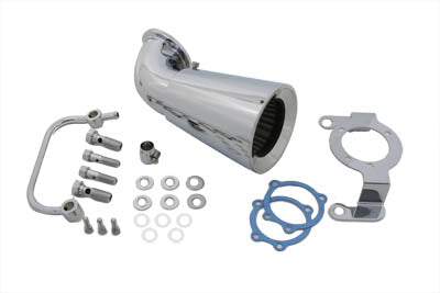 Air Cleaner Breather Chrome Billet 1993 / 2007 FLT Except 1995-2001 EFI1993 / 2007 FXST 1993 / 2007 FLST 1993 / 2007 FXD 1993 / 1994 FXR