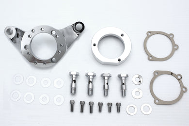 Air Cleaner Bracket Kit Chrome Billet 0 /  Custom application for Mikuni to CV carburetor1993 / 2007 FLST 1993 / 2007 FXST