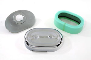 Oval Air Cleaner Assembly 1988 / 2006 XL 1990 / 2015 FXST 1990 / 2015 FLST 1990 / 2007 FLT 1991 / 2017 FXD 1990 / 1994 FXR