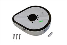 Load image into Gallery viewer, Chrome Flame Tear Drop Air Cleaner 1957 / 1987 XL 1972 / 1984 FL 1972 / 1984 FX 1984 / 1989 FXST 1986 / 1989 FLST 1982 / 1989 FXR 1982 / 1989 FXR 1979 / 1989 FLT 1979 / 1989 FLT