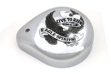 Load image into Gallery viewer, Eagle Spirit Chrome Tear Drop Air Cleaner 1957 / 1987 XL 1972 / 1984 FL 1972 / 1984 FX 1984 / 1989 FXST 1986 / 1989 FLST 1982 / 1989 FXR 1982 / 1989 FXR 1979 / 1989 FLT 1979 / 1989 FLT