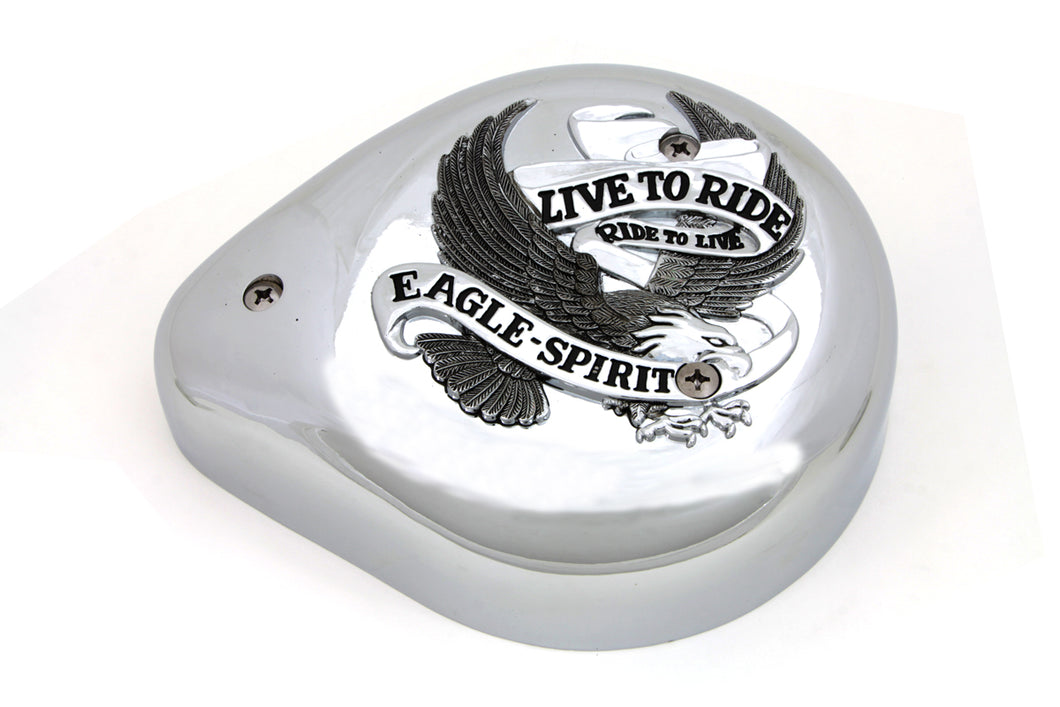 Eagle Spirit Chrome Tear Drop Air Cleaner 1957 / 1987 XL 1972 / 1984 FL 1972 / 1984 FX 1984 / 1989 FXST 1986 / 1989 FLST 1982 / 1989 FXR 1982 / 1989 FXR 1979 / 1989 FLT 1979 / 1989 FLT