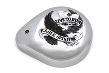 Load image into Gallery viewer, Eagle Spirit Chrome Tear Drop Air Cleaner 1957 / 1987 XL 1972 / 1984 FL 1972 / 1984 FX 1984 / 1989 FXST 1986 / 1989 FLST 1982 / 1989 FXR 1982 / 1989 FXR 1979 / 1989 FLT 1979 / 1989 FLT