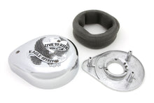 Load image into Gallery viewer, Eagle Spirit Chrome Tear Drop Air Cleaner 1957 / 1987 XL 1972 / 1984 FL 1972 / 1984 FX 1984 / 1989 FXST 1986 / 1989 FLST 1982 / 1989 FXR 1982 / 1989 FXR 1979 / 1989 FLT 1979 / 1989 FLT