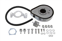 Load image into Gallery viewer, Tear Drop Air Cleaner Kit Chrome Flame 1999 / 2007 FXST 1999 / 2007 FLST 1999 / 2007 FLT 1999 / 2007 FXD