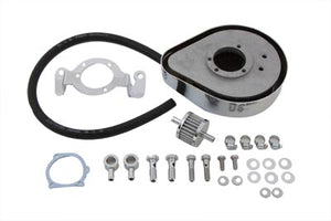 Tear Drop Air Cleaner Kit Chrome Flame 1999 / 2007 FXST 1999 / 2007 FLST 1999 / 2007 FLT 1999 / 2007 FXD