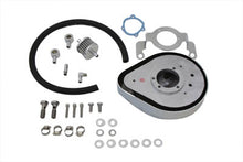 Load image into Gallery viewer, Tear Drop Air Cleaner Kit Finned Chrome 1999 / 2007 FXST 1999 / 2007 FLST 1999 / 2007 FLT 1999 / 2007 FXD