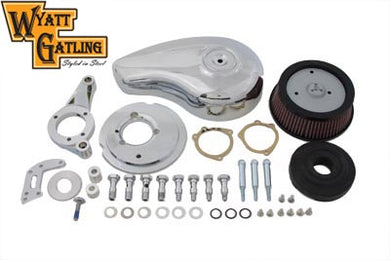 Chrome Wyatt Gatling Air Cleaner Assembly 1993 / 2007 FXST 1993 / 2007 FXD