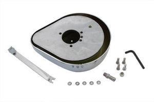 Tear drop Air Cleaner Kit Smooth Chrome 1957 / 1984 XL