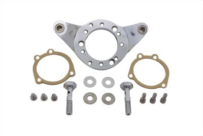 Air Cleaner Bracket Kit Chrome Billet 1999 / 2007 FLT with carburetor or EFI1999 / 2017 FXD with carburetor or EFI1999 / 2015 FXST with carburetor or EFI1999 / 2015 FLST with carburetor or EFI