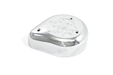 Air Cleaner Cover Flame Design 0 /  Custom application for S&S E carburetors