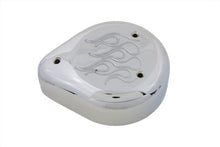 Load image into Gallery viewer, Air Cleaner Cover Flame Design 0 /  Custom application for S&amp;S E carburetors