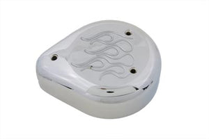 Air Cleaner Cover Flame Design 0 /  Custom application for S&S E carburetors
