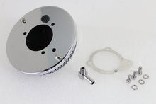 Load image into Gallery viewer, Wyatt Gatling Chrome Round Mesh Air Cleaner 0 /  Custom application for S&amp;S E Carburetor