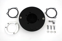 Load image into Gallery viewer, Wyatt Gatling Round Mesh Air Cleaner Black 1990 / 2015 FXST 1990 / 2015 FLST 1990 / 2007 FLT 1990 / 1994 FXR 1991 / 2017 FXD 1988 / 2006 XL