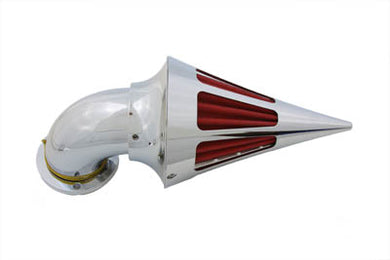 Panzer Air Cleaner Cone Spike Style with Slots 0 /  Custom application for S&S E Carburetor0 /  Custom application for S&S E Carburetor