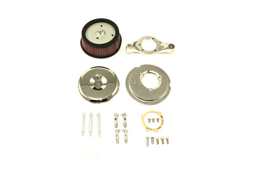 Velo Dish Air Cleaner Chrome 1993 / 2017 FXST carburetor models1993 / 2015 FLST 1993 / 2007 FLT 1993 / 2006 FXD 1993 / 1994 FXR 2002 / 2017 FXST fuel injected models
