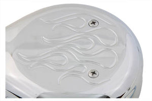 Tear Drop Air Cleaner Kit Chrome Flame 1988 / 1990 XL