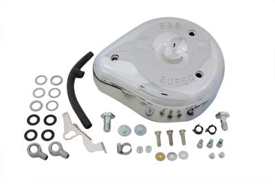 S&S Air Cleaner Assembly Chrome 1993 / 1999 FXST 1991 / 2003 XL 1993 / 1999 FLST 1993 / 1999 FLT 1993 / 1999 FXD