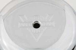 V-Logo Air Cleaner Cover Chrome 1971 / 1984 FL 1971 / 1984 FX 1984 / 1992 FXST 1990 / 1992 FLST 1982 / 1992 FXR 1991 / 2017 FXD 1976 / UP XL 1979 / 1989 FLT 1979 / 1989 FLT
