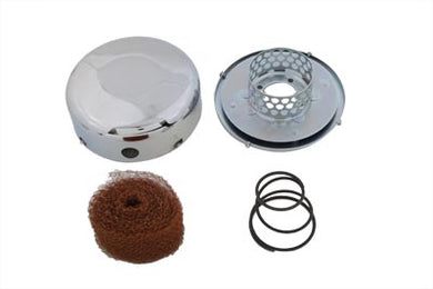 Smooth Chrome J-Slot Air Cleaner 1941 / 1948 UL 1941 / 1952 WL