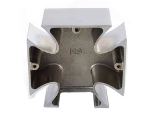 Chrome Maltese Cross Air Cleaner Cover 0 /  Custom application