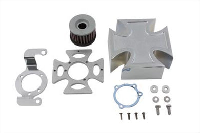 Maltese Chrome Air Cleaner Cover Kit 1990 / 1992 FXST 1990 / 1992 FLST 1990 / 1992 FLT 1990 / 1992 FXR 1991 / 1992 FXD