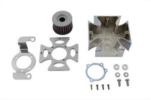 Maltese Chrome Air Cleaner Cover Kit 1990 / 1992 FXST 1990 / 1992 FLST 1990 / 1992 FLT 1990 / 1992 FXR 1991 / 1992 FXD