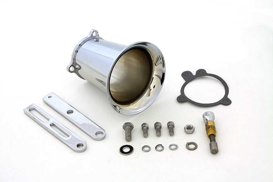 Super Velocity Stack Kit Chrome 0 /  Custom application for S&S E and G carburetor