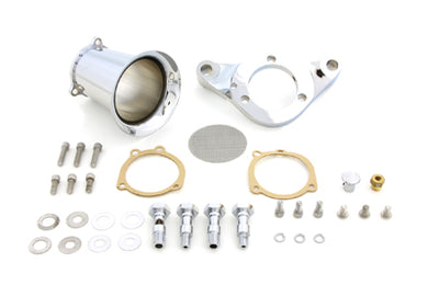 Velocity Stack Kit Chrome 0 /  Custom application for S&S E and G carburetor