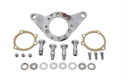 Air Cleaner Bracket Kit Chrome Billet 0 /  Custom for S&S E and G carburetor