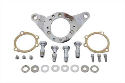 Air Cleaner Bracket Kit Chrome Billet 0 /  Custom for S&S E and G carburetor