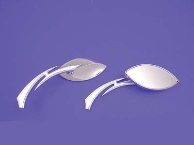 Eagle Eye Mirror Set Billet Chrome 1965 / UP All models for left and right side application