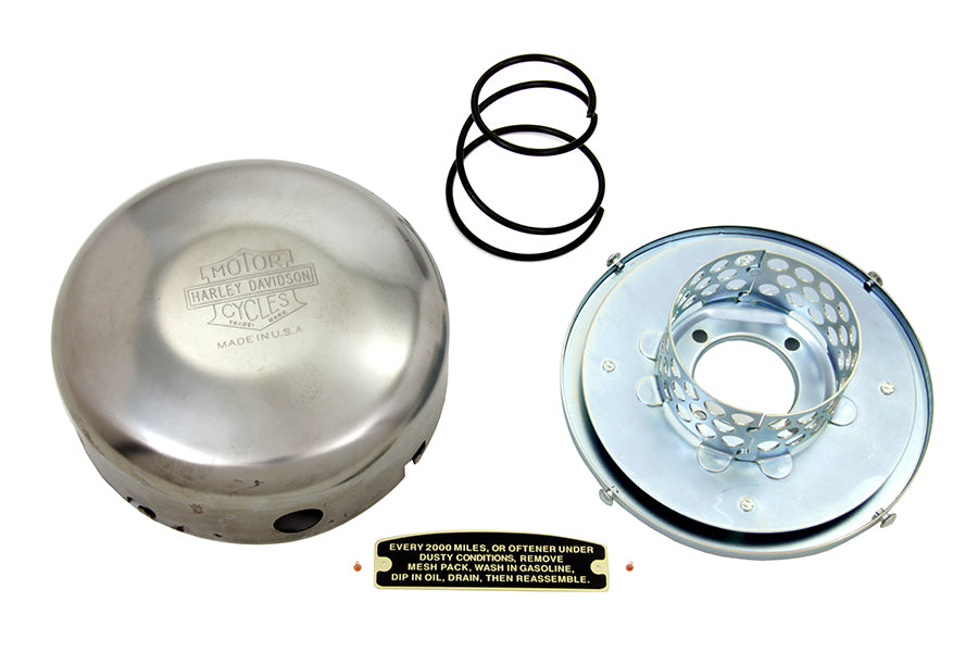 6 Rusty J-Slot Air Cleaner 1941 / 1965 FL 1941 / 1948 UL 1941 / 1952 WL