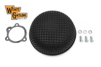Wyatt Gatling Black Round Mesh Air Cleaner 1972 / 1984 FL 1972 / 1984 FX 1984 / 1989 FXST 1972 / 1987 XL 1982 / 1989 FXR 1982 / 1989 FXR 1979 / 1989 FLT 1979 / 1989 FLT