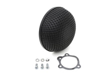 Load image into Gallery viewer, Wyatt Gatling Black Round Mesh Air Cleaner 1972 / 1984 FL 1972 / 1984 FX 1984 / 1989 FXST 1972 / 1987 XL 1982 / 1989 FXR 1982 / 1989 FXR 1979 / 1989 FLT 1979 / 1989 FLT